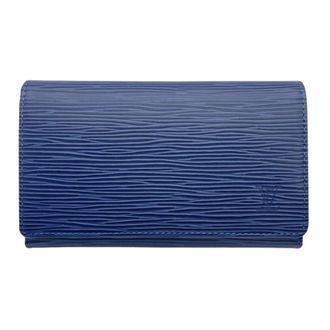 Louis Vuitton Blue Epi Leather Wallet (Bi-Fold) (Pre-Owned)