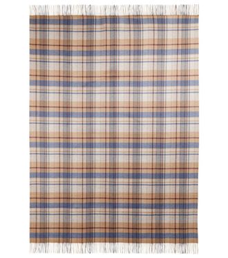Gabriela Hearst Checked fringed cashmere twill blanket