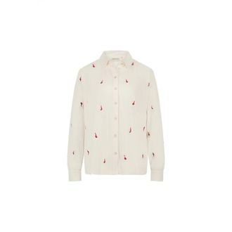 Fab By Fabienne Chapot Fabienne Chapot, Dames, Blouses & Shirts, Beige, Maat: XL Viscose