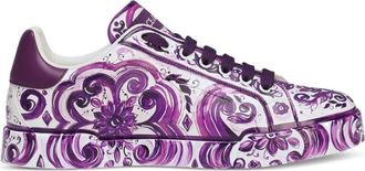 Dolce & Gabbana Mode Sneakers Ck 2330Ai 396I03Tn - Dames - Sneakers - Paars - 36 EU - Schoenen