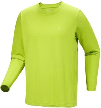 Arc'teryx Cormac Crew L/S Laufshirt f&uuml;r Herren | gr&uuml;n
