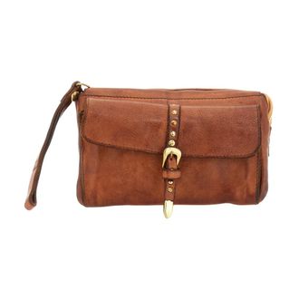 Campomaggi Cross Body Bags, female, Brown, Size: ONE SIZE Nives Pouch Bag