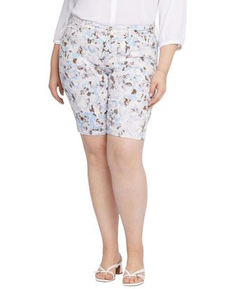 NYDJ Nydj Plus Briella Becca Bouquet Short