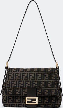 Fendi Baguette Flap Medium FF Zucca canvas shoulder bag
