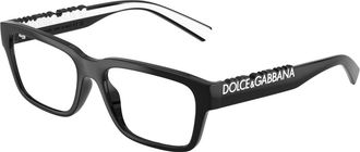 Dolce & Gabbana Optical Frame - unisex - Brillen - Zwart - 53 MM - Nylon - Accessoires