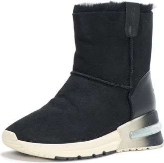 Ash womens Kyoto Sporty Shearling Lined Bootie, Black, 3 UK