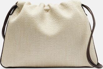 Brunello Cucinelli Mini canvas crossbody bag