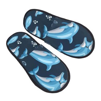 Generic Dolphin Balls Men Women Slippers Breathable Shoes Lightweight House Shoes For Winter Bedroom Outdoor L