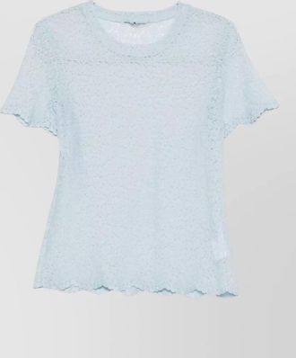 Ermanno Scervino embroidered short-sleeve blouse