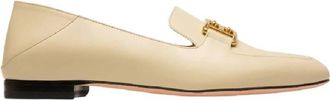 Bally Ellah Flat Leather Loafers, Brand Size 40 ( US Size 9.5 )