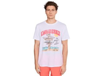 Chubbies The Fork In The Road (non Pocket Graphic T-shirt) Mens T Shirt Pure White : 2XL, Cotton/Spandex