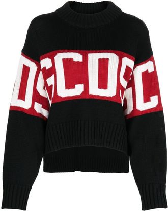 GCDS Logo Band Boxy Sweater