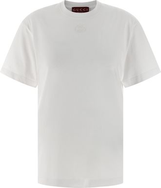 Gucci Womens Incrocio Gg T-Shirt