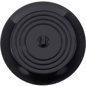 OEM Tap&oacute;n De Silicona Para Ba&ntilde;era, Lavabo Y Fregadero, 15 Cm De Di&aacute;metro, Apto Para Cocina, Ba&ntilde;o Y Lavadero, Tap&oacute;n De Desag&uuml;e General, Color Negro - Crezu