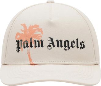 Palm Angels Hollywood Cap - - Accessories - Uomo - Beige - ONE SIZE