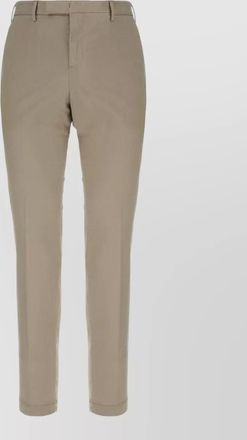 Pantaloni Torino stretch lyocell blend tailored trousers belt loops