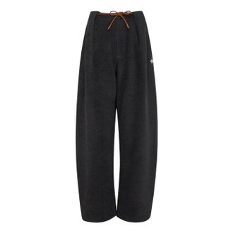 adidas (WMNS) adidas 3S Deluxe W TP Tracksuit Bottoms Asia Sizing Carbon LE9668