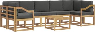 vidaXL Conjunto De Sof&aacute;s De Exterior 6 Uds. Vidaxl