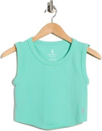 Free People FP Movement Free Throw Crop Muscle Tank Top in Green at Nordstrom Rack, Size X-Large
