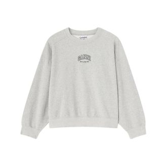 Ganni Donna, Felpe, Grigio, XS, new