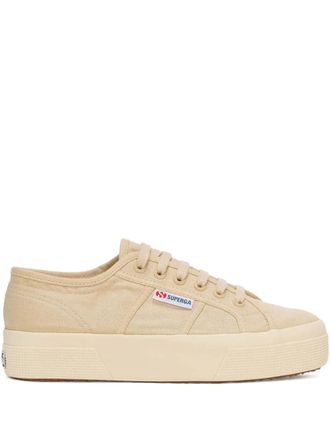 Superga Sneakers con suola rialzata e lacci - Toni neutri