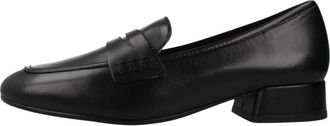 Geox Dhyalma Loafers - Dames - Loafers - Zwart - 38 EU - Leer - Schoenen