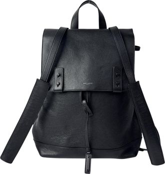 Saint Laurent Black Leather Backpack (Pre-Owned)