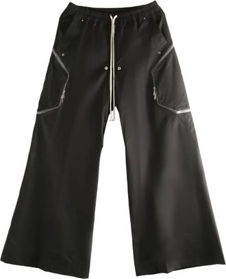 Rick Owens Pantaloni Blixa Belas con zip - Nero