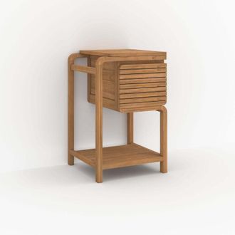 Rendez-Vous D&eacute;co Rendez-vous D&eacute;co - Mueble De Ba&ntilde;o De Madera De Teca 50 Cm - Lucette