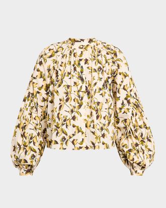 Ulla Johnson Rowena Long-Sleeve Blouse