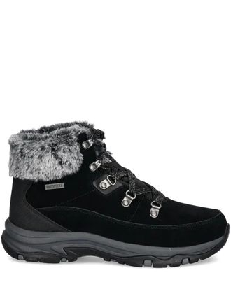 Skechers Snow Worries boots - women - Suede/Artificial Fur/Artificial Fur/Rubber - 39 - Black
