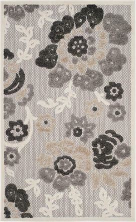 Safavieh Alfombra tradicional de polipropileno gris, 122 x 183 cm