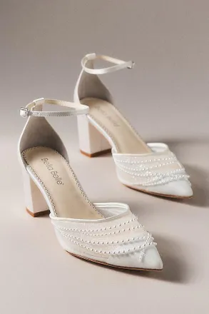 Bella Belle Perla Pearl Block Heels