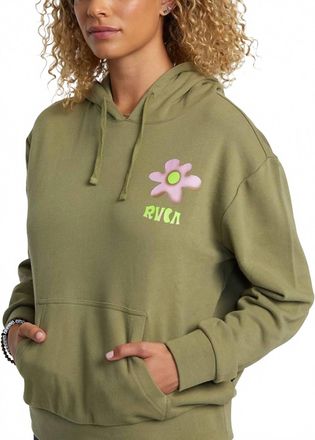 Rvca Day Dream Hoodie In Alo