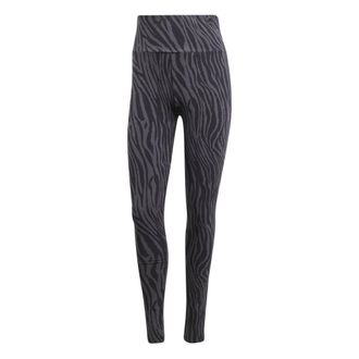 OEM Leggings Adidas Aop Animal Zebra Para Mujer, Color Negro Ii0910 R Xxs
