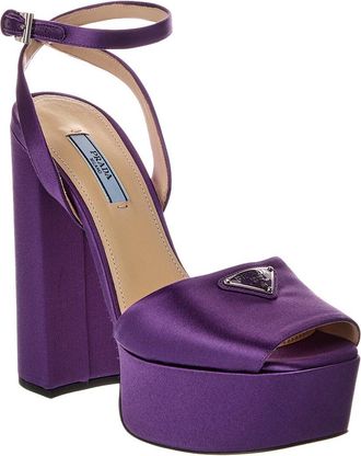 Prada Satin Platform Sandal