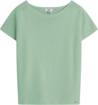 Cinque Cielmo Kurzarm Pullover - Dames - T-shirts - Groen - L - Tops