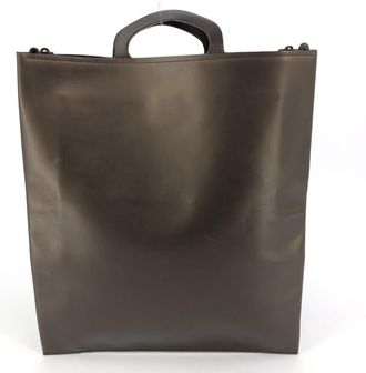 Gucci Brown Leather Womens Handbag (Pre-Owned)