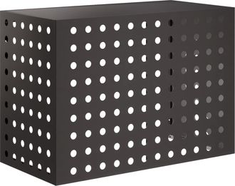 vidaXL Funda Para Aire Acondicionado Negro 100 X 50 X 70 Cm Acero Vidaxl