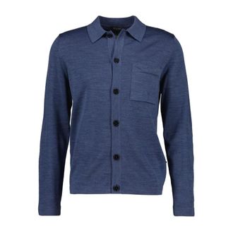 Maerz Cardigan in Maglia - - Knitwear - Uomo - Blu - 4XL
