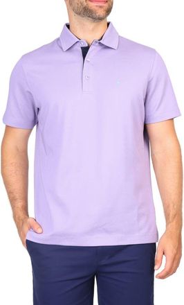 Tailorbyrd Solid Modal Blend Polo in Purple at Nordstrom Rack, Size Xx-Large