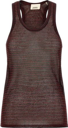 Isabel Marant Cevara Top - Dames - Tops zonder mouwen - Rood - XS - Polyester - Tops