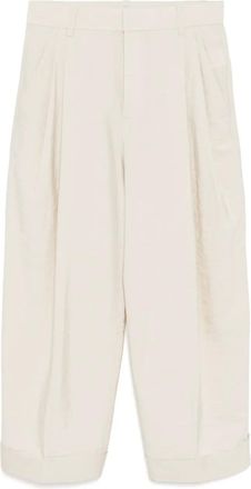 Less Pantaloni crop - Toni neutri