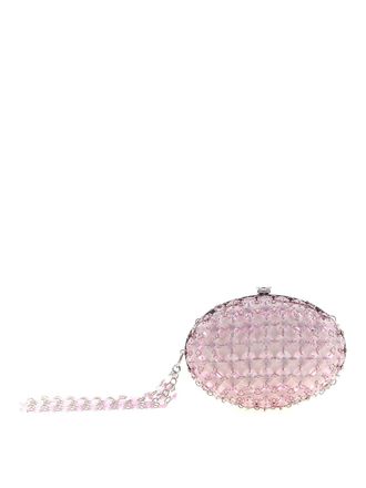 Self Portrait crystal chain clutch