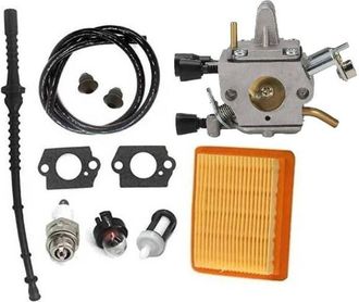 OEM Carburador Con Filtro De Aire Y L&iacute;nea De Combustible Para Stihl Fs400 Fs450 Fs480 Sp400 Sp450 - Reemplaza A Zama C1q-s34h, 4128 120 0651, 4134 141 030