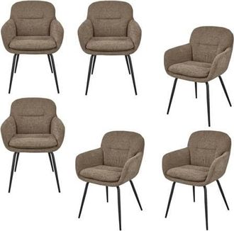 Woood eetkamerstoel (set van 6) Runa