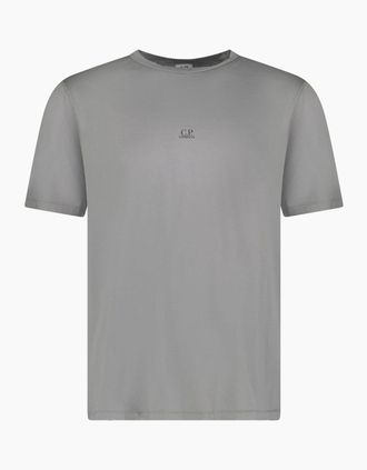 C.P. Company Mens CP Company Mercerized Cotton Jersey 70/2 T-Shirt Grey - Size: 36