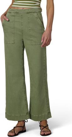Joe's The Side Zip Ankle Wide Leg Jeans in Pesto at Nordstrom, Size 33