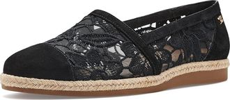 Paul Green Danica Flats Womens Flat Shoes Black Suede Blossom Mesh : AT 8 (US Womens 10.5) M