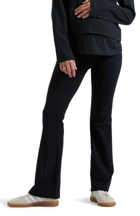 Ripe Organic Jersey Flare Pant in Black at Nordstrom, Size X-Small 31 Au